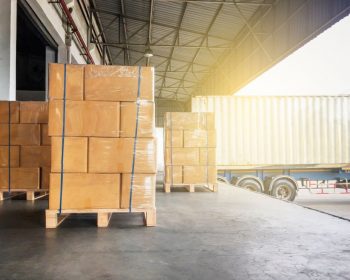 Warehouse cargo courier transportation